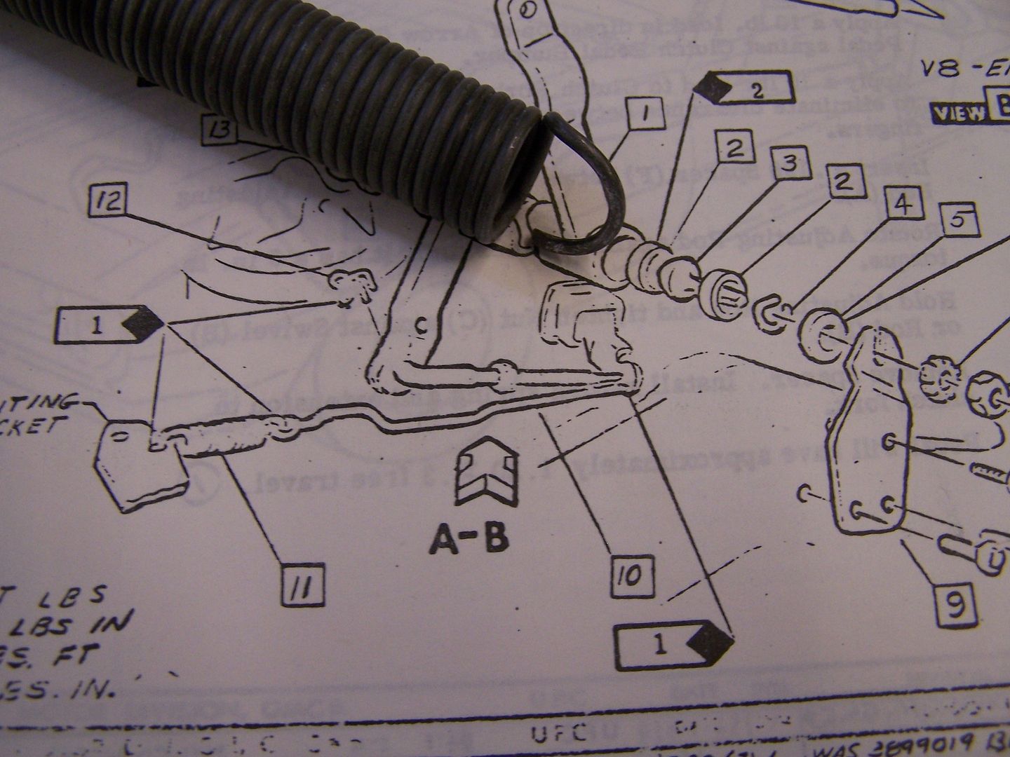 Clutch return spring bracket Team Camaro Tech